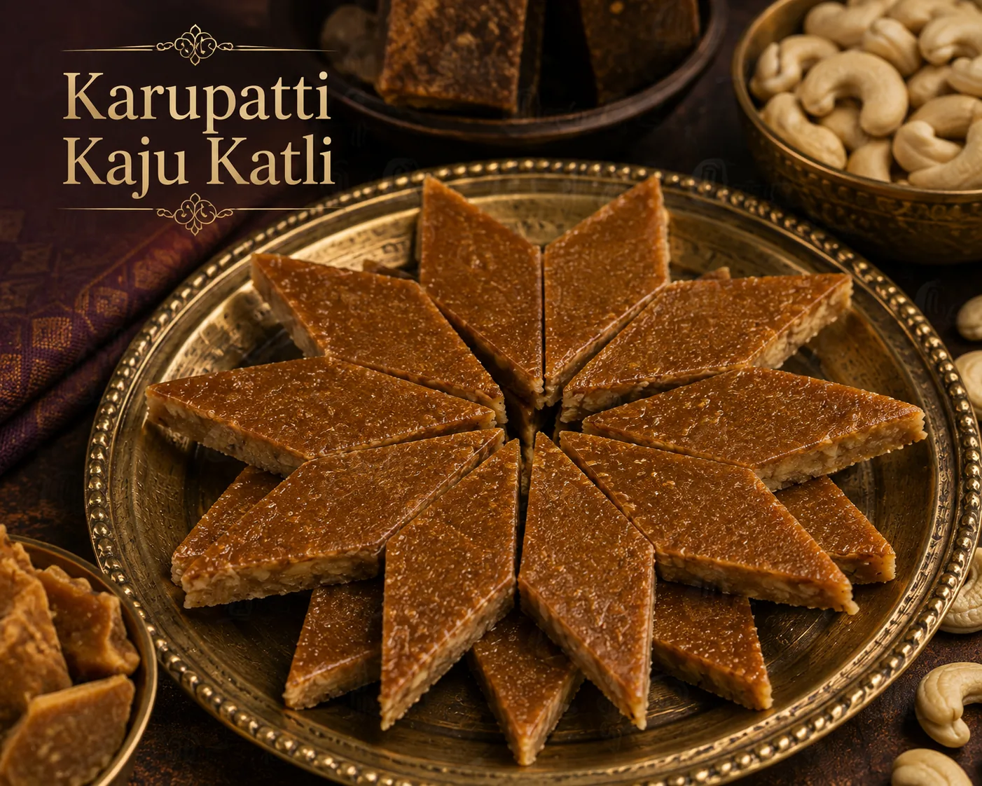 Karuppatti Kaju Katli